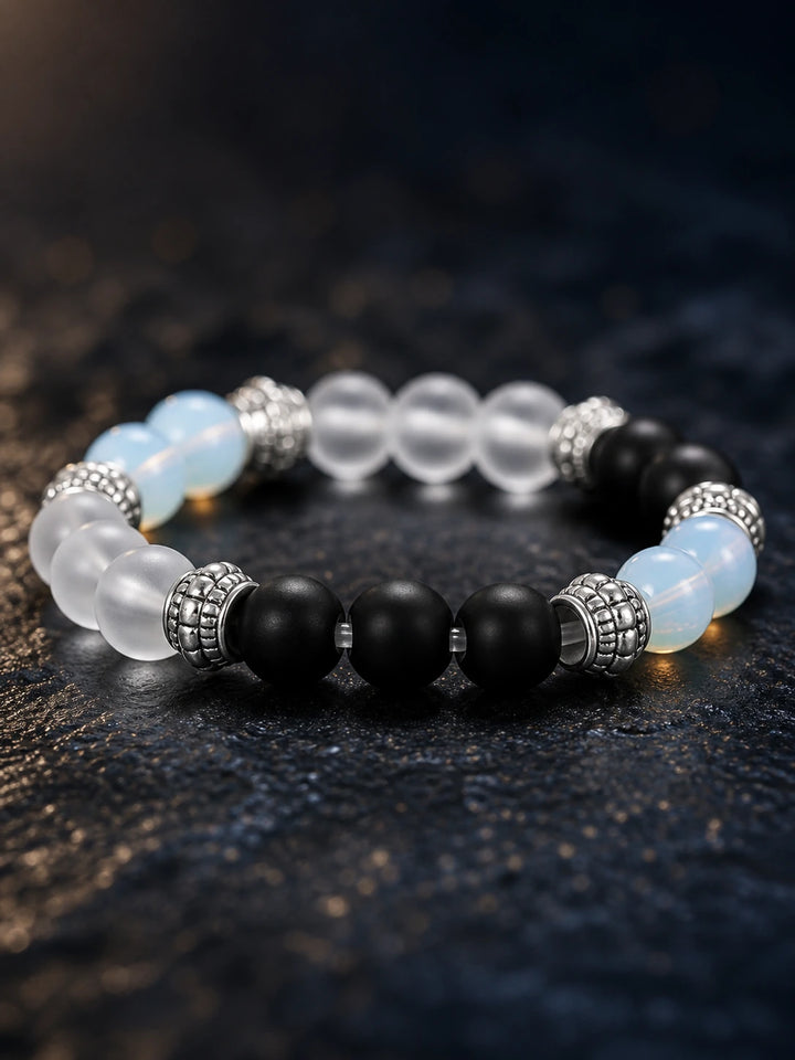 Agate Yoga Grounding Bracelet side or closure detail