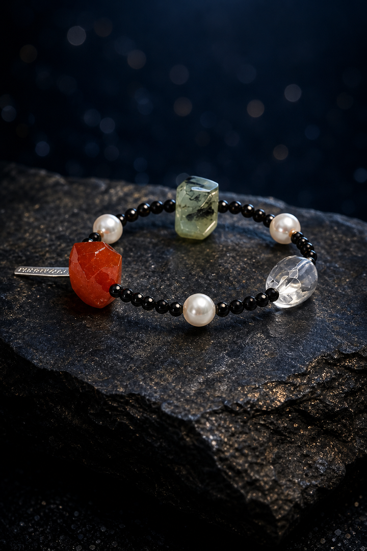 Jadeflare Mixed Gem Bracelet side or closure detail