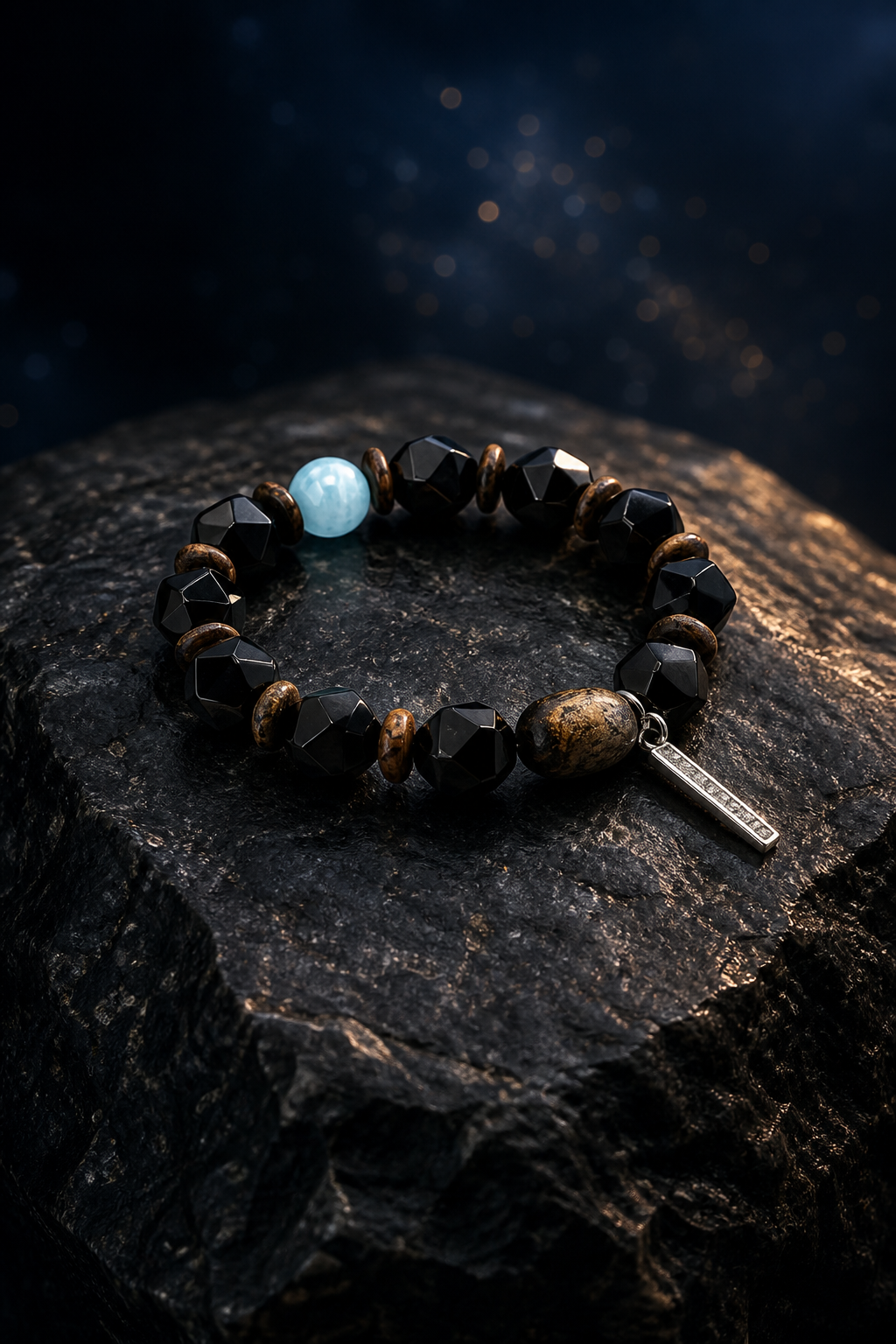 Star Ravine Larimar Bracelet angled three-quarter product view