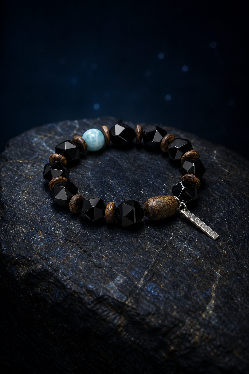 Star Ravine Larimar Bracelet side or closure detail